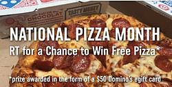Domino’s National Pizza Month Twitter Giveaway