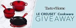Taste of Home Le Creuset Cookware Set Sweepstakes