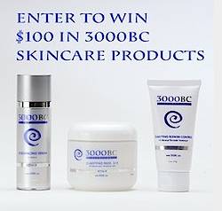 3000BC $100 Skincare Product Giveaway
