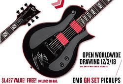 EMG Pickups Gary Holt Guitar Giveaway Sweepstakes