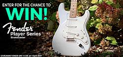The Music Zoo Fender Stratocaster Giveaway