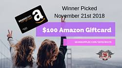 $100 Amazon Giftcard Giveaway
