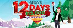 Ellen Shop 12 Days $12K Sweepstakes