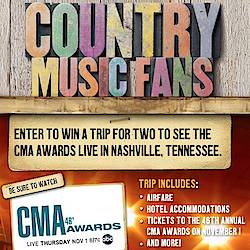 Cracker Barrel Old Country Store: Trip To The CMA Awards Sweepstakes