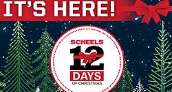 Scheels 12 Days of Christmas Giveaway
