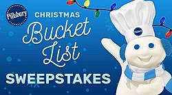 Pillsbury Christmas Bucket List Sweepstakes