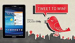 Verizon Wireless Samsung Galaxy Tab 7.7 Twitter Sweepstakes