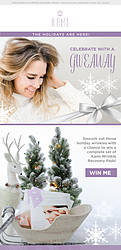 The Holidays Are Here Giveaway