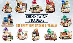 Cheese & Wine Traders 12 Days of Great Gift Basket Giveaways