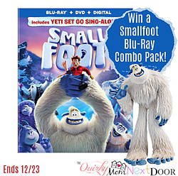 Quirky Mom Next Door: WIN a Smallfoot Blu-Ray Combo Pack!
