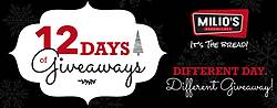 Milio’s Sandwiches 12 Days of Giveaways