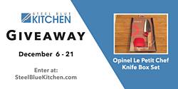 Steelbluekitchen: Opinel Le Petit Chef Knife Box Set Giveaway
