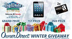 Owner Direct Vacation Rental Winter Giveaway