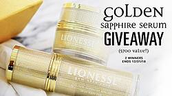 Lionesse Beauty the Golden Sapphire Serum Giveaway