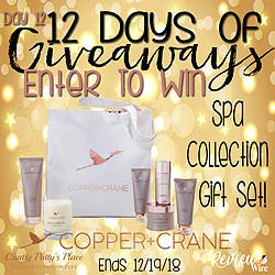 Review Wire: Copper+Crane Spa Collection Gift Set Giveaway