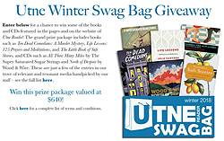 Utne Winter Swag Bag Giveaway