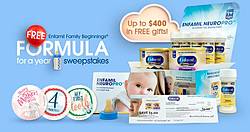 Enfamil Family Beginnings Formula for a Year Sweepstakes