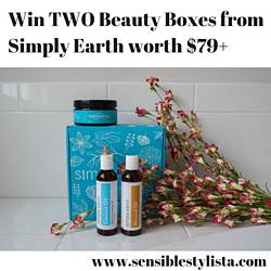 Sensiblestylista: Simply Earth Boxes Giveaway