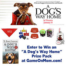 Gameonmom: A Dog's Way Home Prize Pack Giveaway