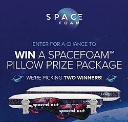 Space Foam Pillow Giveaway