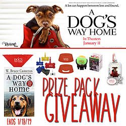 Review Wire:  a Dog’s Way Home Prize Pack Giveaway