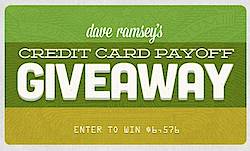 Dave Ramsey's Credit Card Payoff Giveaway