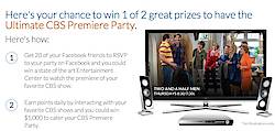 CBS Fall Premiere Party App Sweepstakes