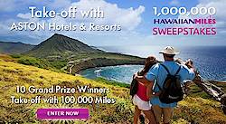 Aston: One Million HawaiianMiles Sweepstakes
