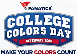 Fanatics College Colors Day Giveaway