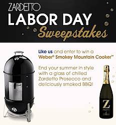 Zardetto's Labor Day Sweepstakes
