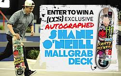 CCS Exclusive Autographed Shane O'neill Mallgrab Deck Sweeps