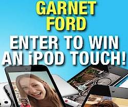 Garnet Ford iPod Touch Giveaway