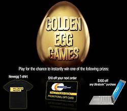 New Egg: Golden Matching Game & Sweepstakes