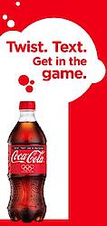 2012 Coca-Cola Twist. Text. Get In The Game. Instant Win Game