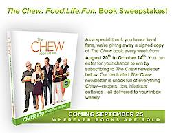 The Chew: Food.Life.Fun. Book Sweepstakes