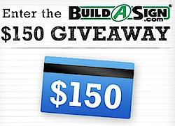 Build A Sign: $150 Giveaway