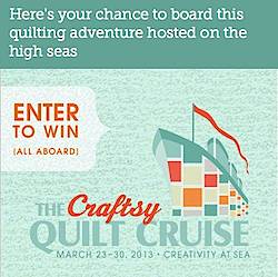 Craftsy Quilt Cruise Sweepstakes