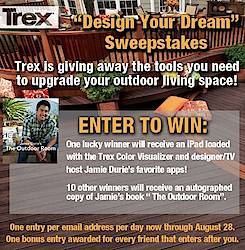 Trex Design Your Dream Sweepstakes