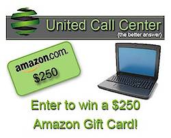 United Call Center: $250 Amazon Gift Card Giveaway