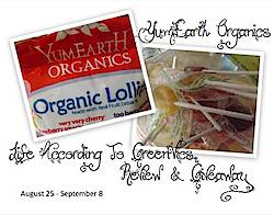 Life According To GreenVics: YumEarth Organics Lollipops Giveaway