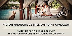 Hilton HHonors 25 Million Point Giveaway