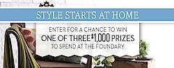 PureWow: Style Starts At Home  Sweepstakes
