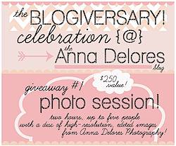 Anna Delores: Photo Shoot Giveaway