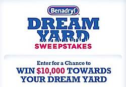 Benadryl Dream Yard Sweepstakes