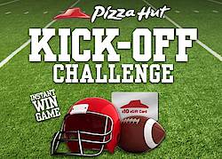 Pizza Hut Kick-Off Challenge Instant Win Game