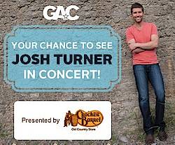 Cracker Barrel Old Country Store: Josh Turner's Live Across America Sweepstakes