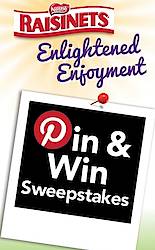 Raisinets Enlightened Enjoyment Pin & Win Sweepstakes