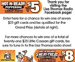 Little Caesars Pizza: Extend Your Summer Blow Out Sweepstakes