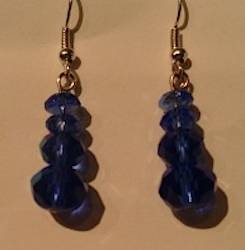 The Songs On The Way: Sparling Blue Dangle Earrings & Blog Ad Space Giveaway