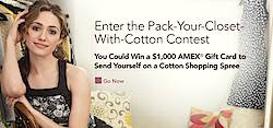 Pack You Closet With Cotton Contest
